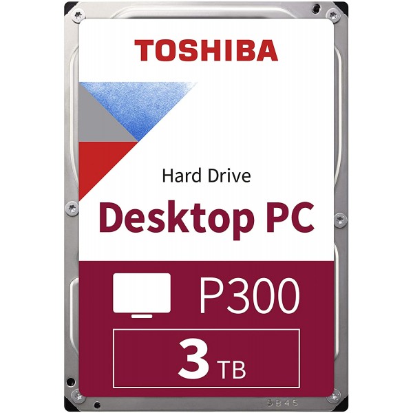 Toshiba P300, High-Performance Hard Drive, 3TB, 7200rpm, 64MB, BULK [HDWD130UZSVA] (безплатна доставка)